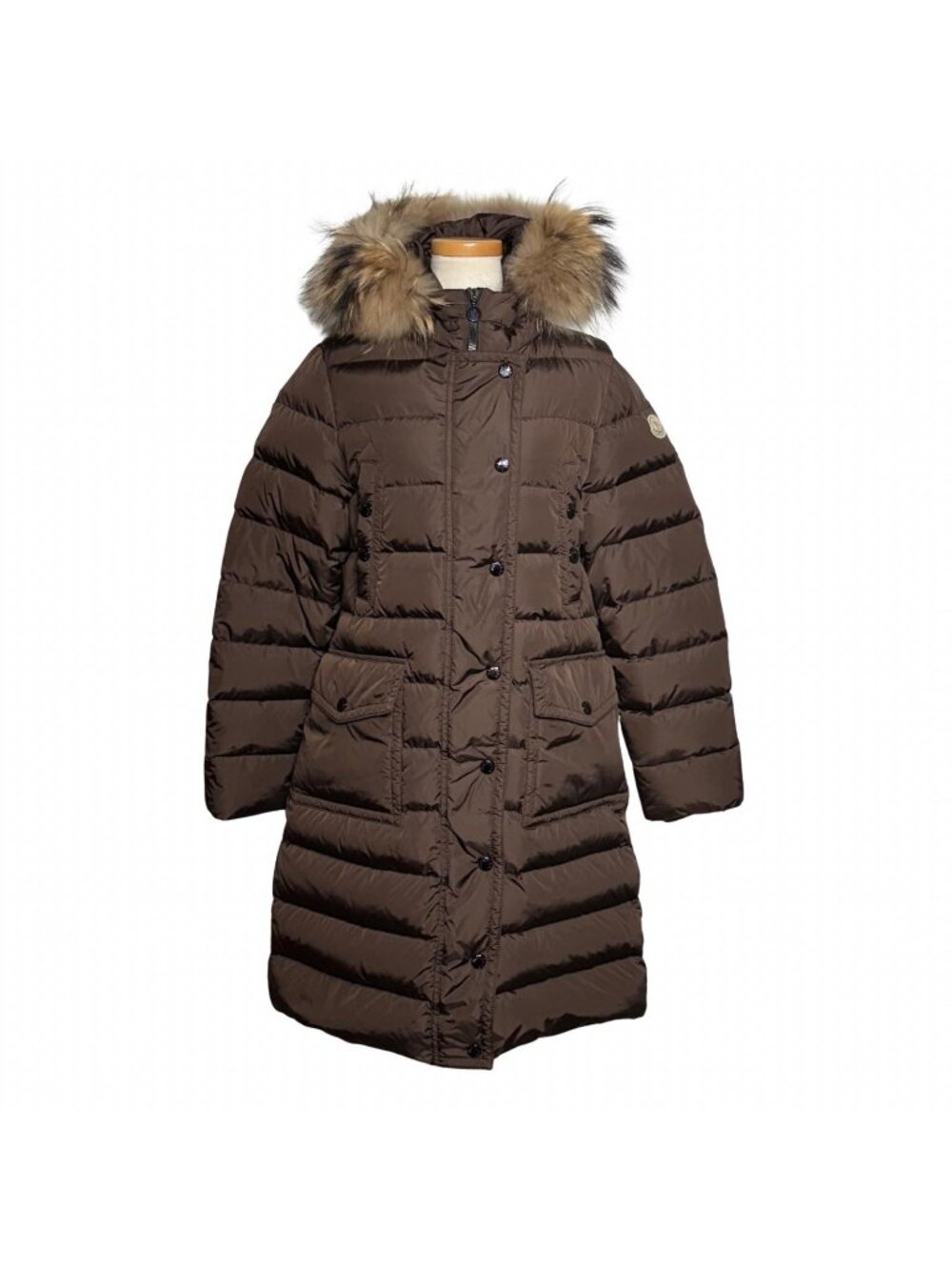 Moncler Merin Giubbotto Down Jacket 1 Dark Brown Nylon
